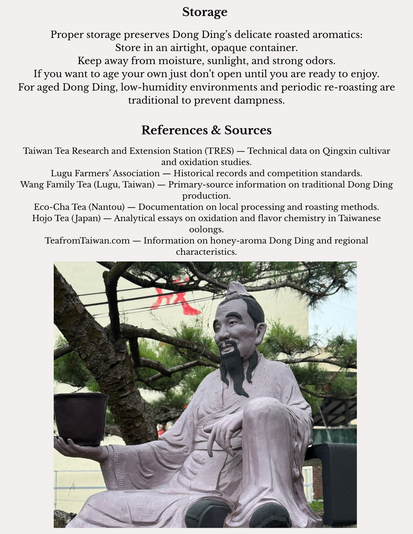 Dong Ding Oolong Monograph