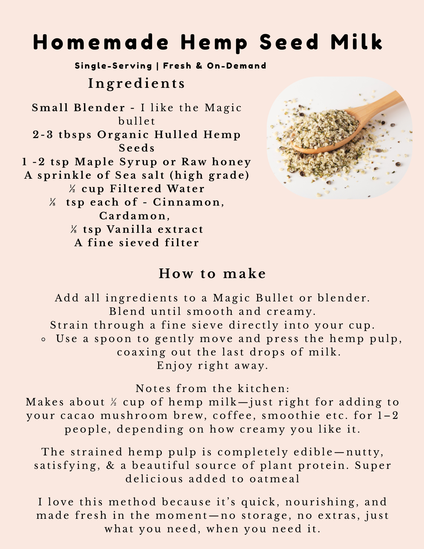 Medicinal Mushroom infused Cacao recipe