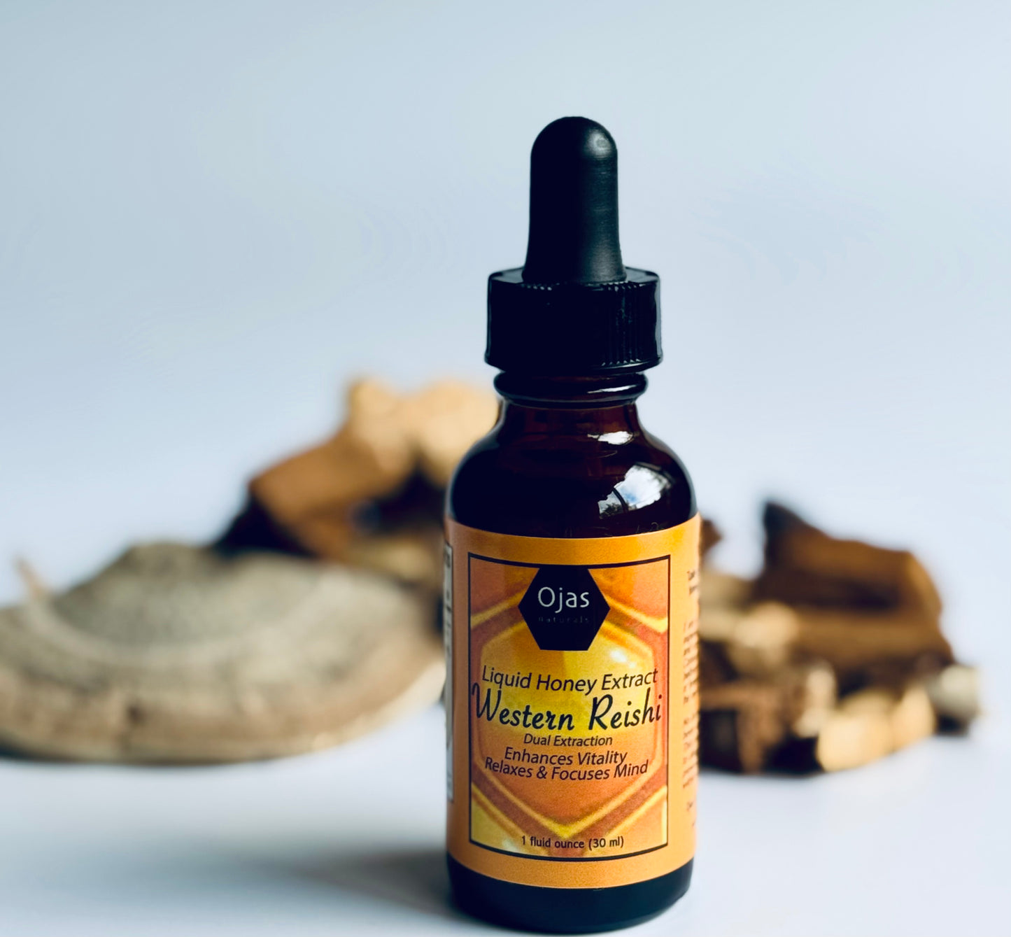 Western Reishi Honey Extract "Dual Extraction"- 1oz Bottle