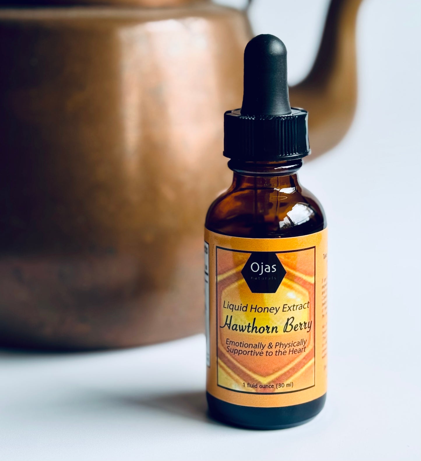 Hawthorn Berry Honey Extract- 1oz Bottle
