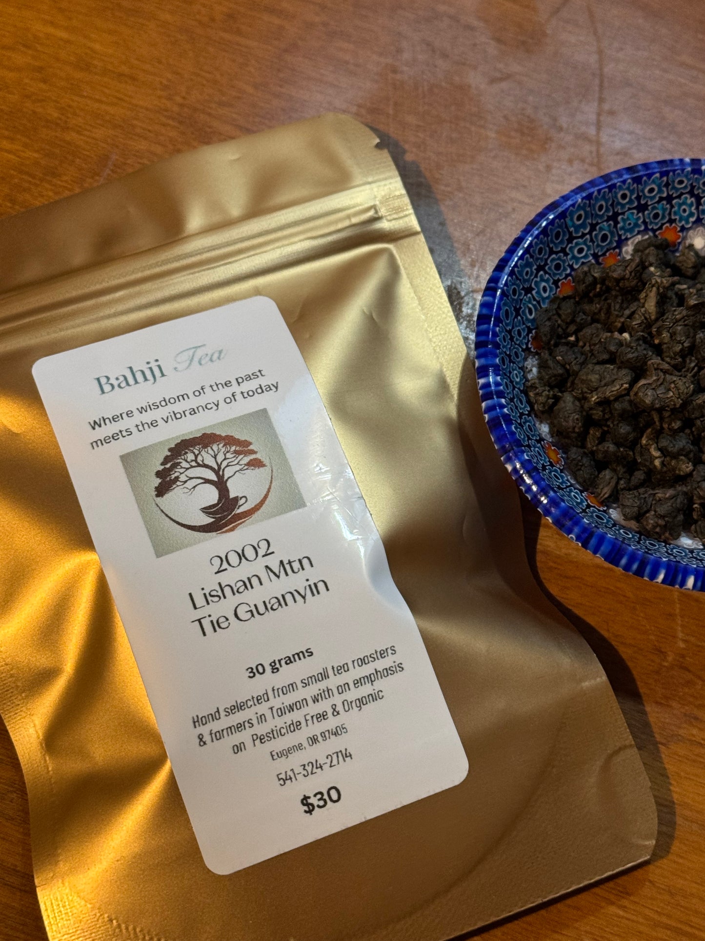 2002 Lishan Mountain Tie Guan Yin "Iron Goddess tea"