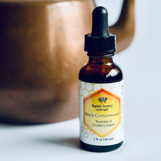 Black Cottonwood Honey Extract- 1oz Bottle