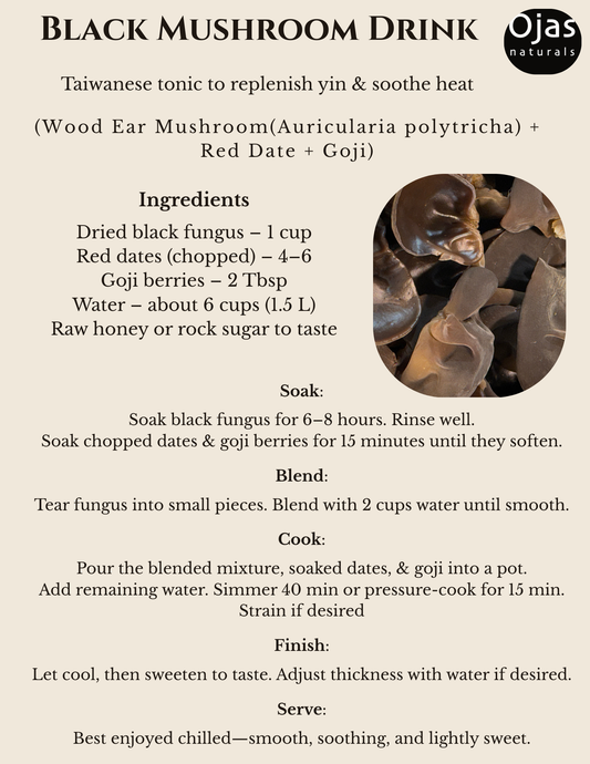 Traditional Taiwanese Black Mushroom Drink Download