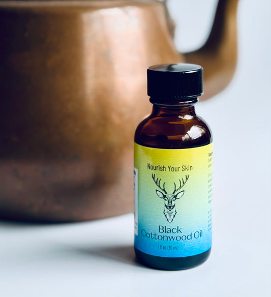 Black Cottonwood Bud Oil- 1oz bottle