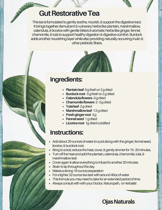 Gut Restorative Tea Recipe