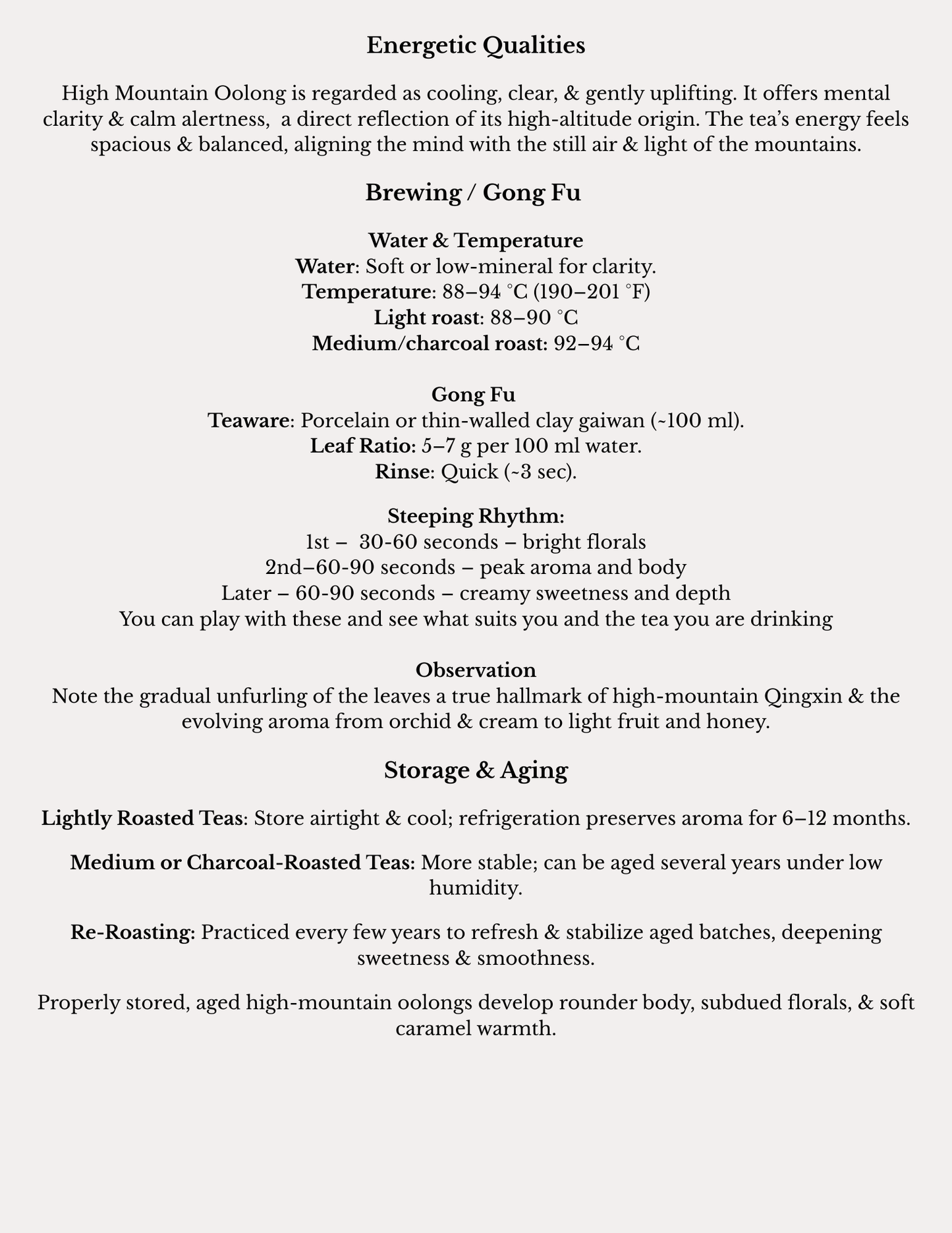 High Mountain Oolong Monograph