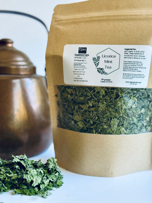 Licorice mint Herbal Tea- 30 grams loose leaf bag