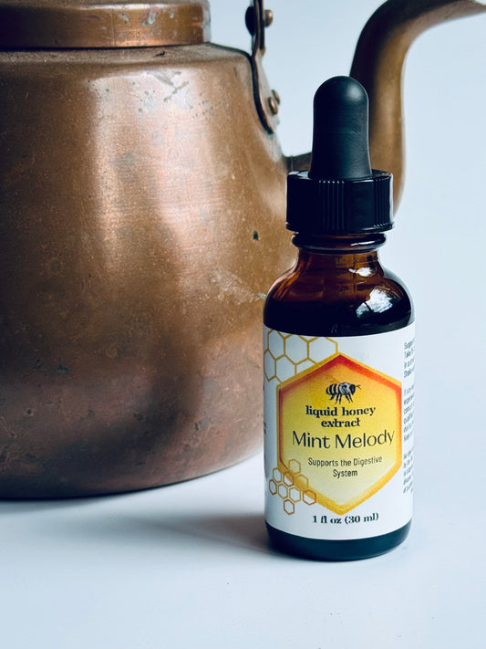 Mint Melody Honey Extract-  1oz Bottle