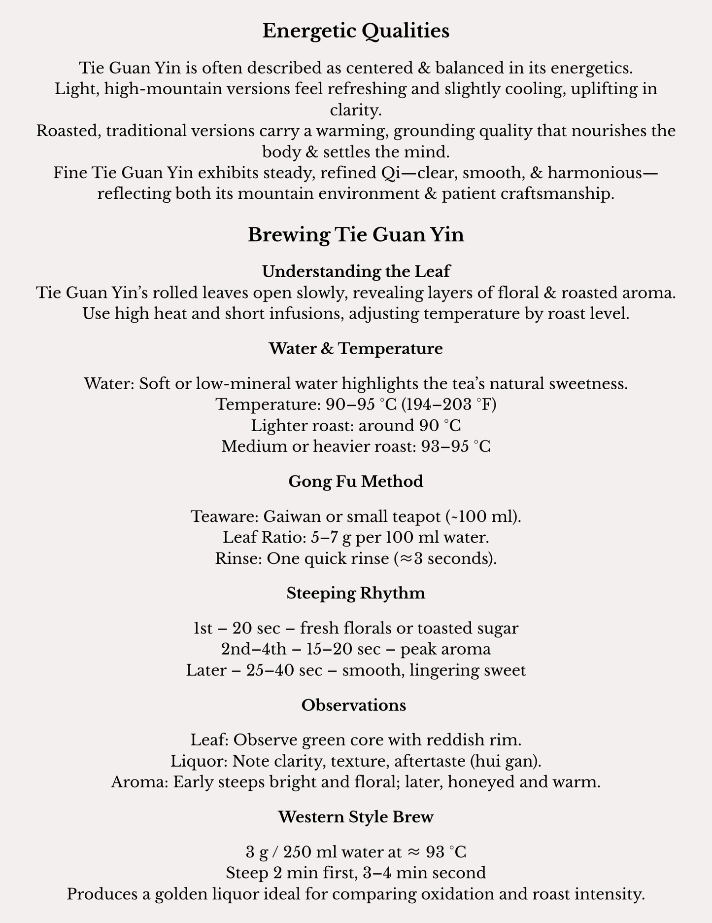 Tie Guan Yin "Iron Goddess" Tea Monograph