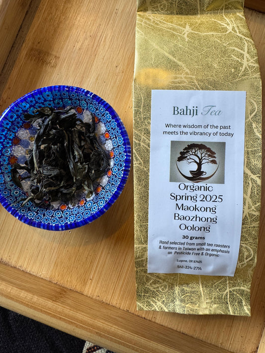 Wenshan Baozhong Oolong- Traditional charcoal roast- 30 grams