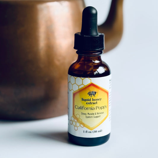 California Poppy Honey Extract-  1oz Bottle